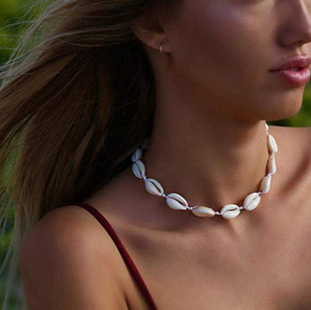 classic style shell shell women's necklace