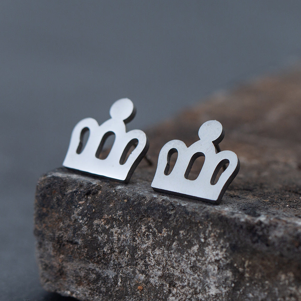 1 Pair Simple Style Animal Plating Stainless Steel Ear Studs