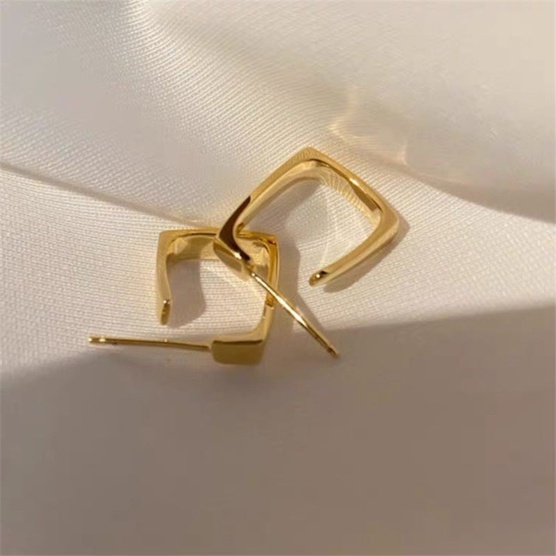 fashion geometric alloy no inlaid earrings