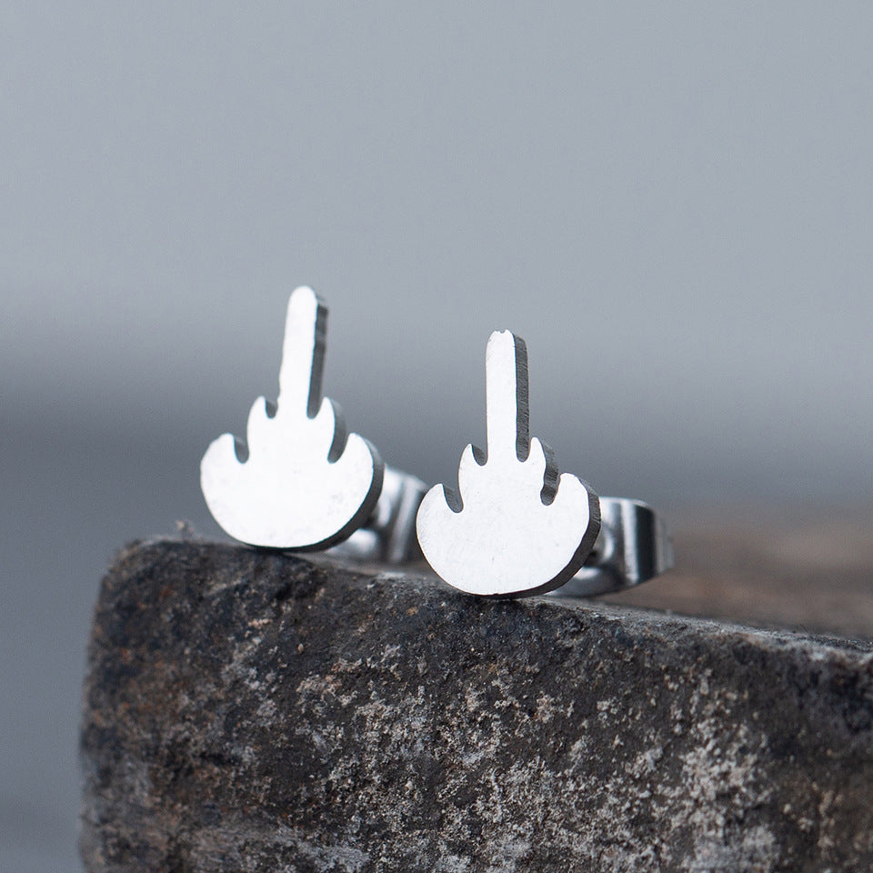 1 Pair Simple Style Animal Plating Stainless Steel Ear Studs