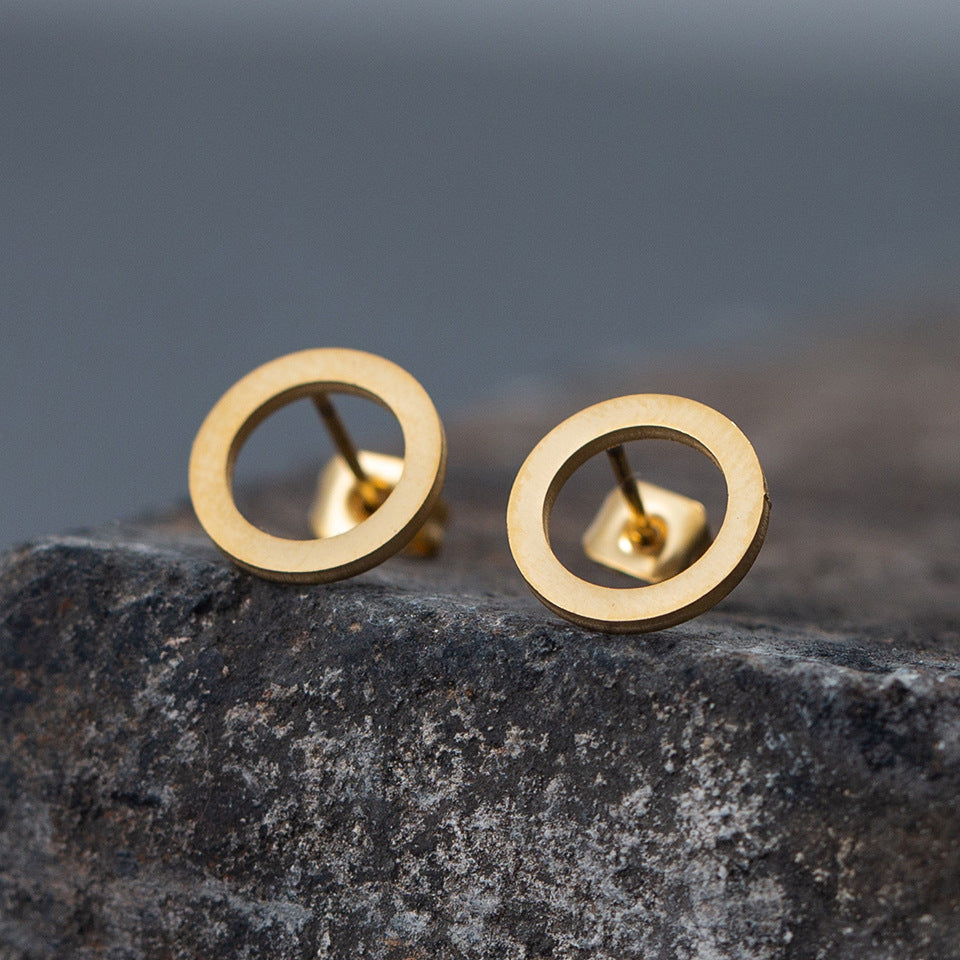 1 Pair Simple Style Animal Plating Stainless Steel Ear Studs
