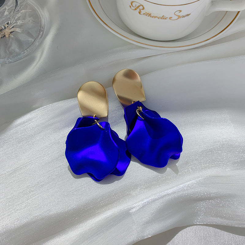 fashion flower inlaid shell arylic no inlaid earrings