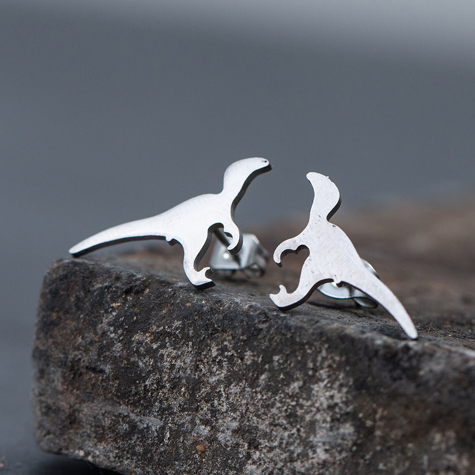 1 Pair Simple Style Animal Plating Stainless Steel Ear Studs