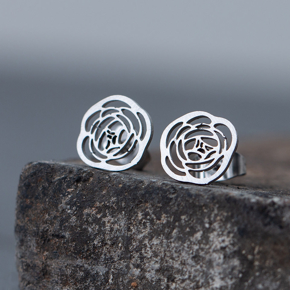 1 Pair Simple Style Animal Plating Stainless Steel Ear Studs