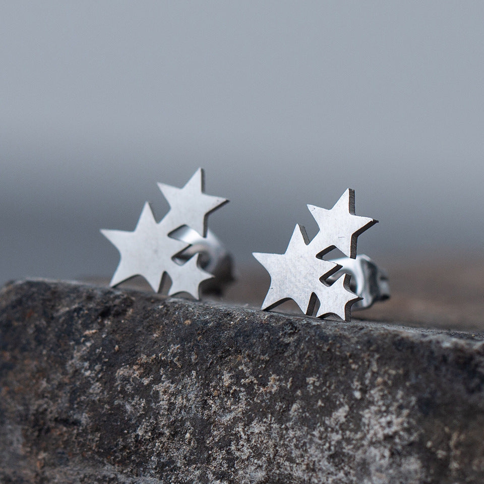 1 Pair Simple Style Animal Plating Stainless Steel Ear Studs