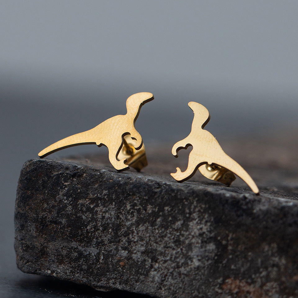 1 Pair Simple Style Animal Plating Stainless Steel Ear Studs
