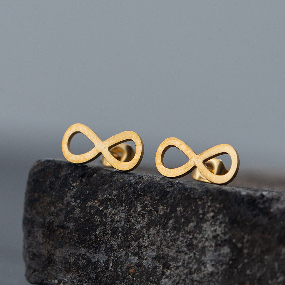 1 Pair Simple Style Animal Plating Stainless Steel Ear Studs