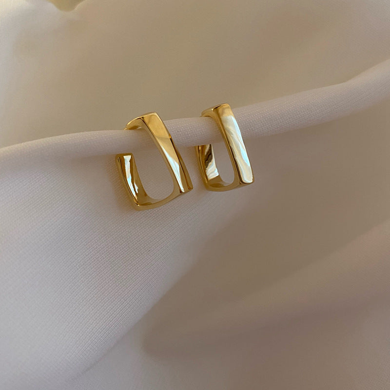 fashion geometric alloy no inlaid earrings