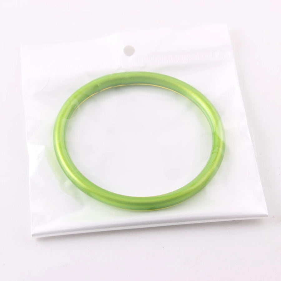 retro round silica gel unisex buddhist bangle