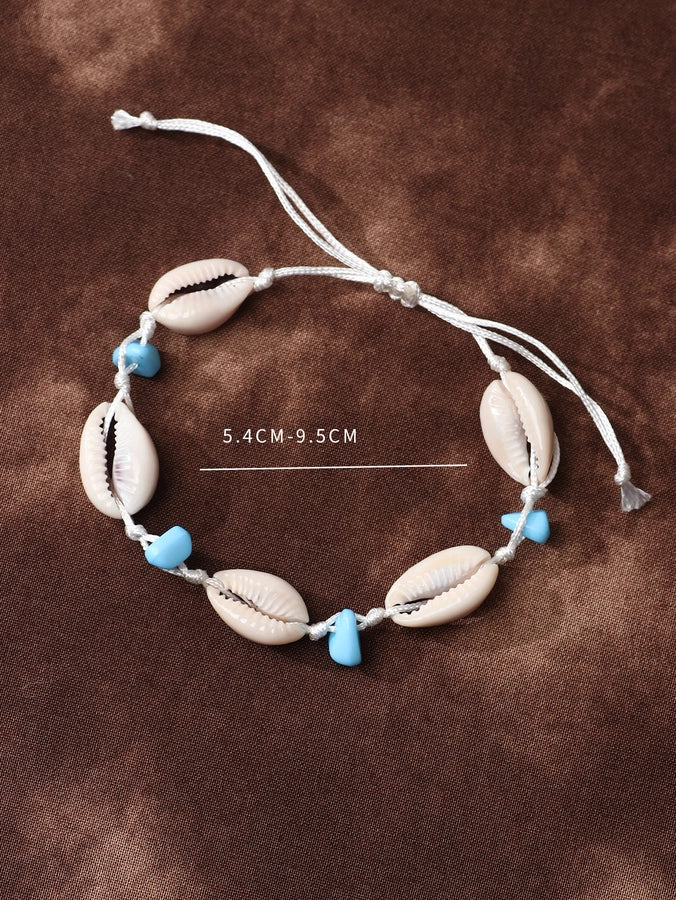 hawaiian shell shell knitting women's necklace