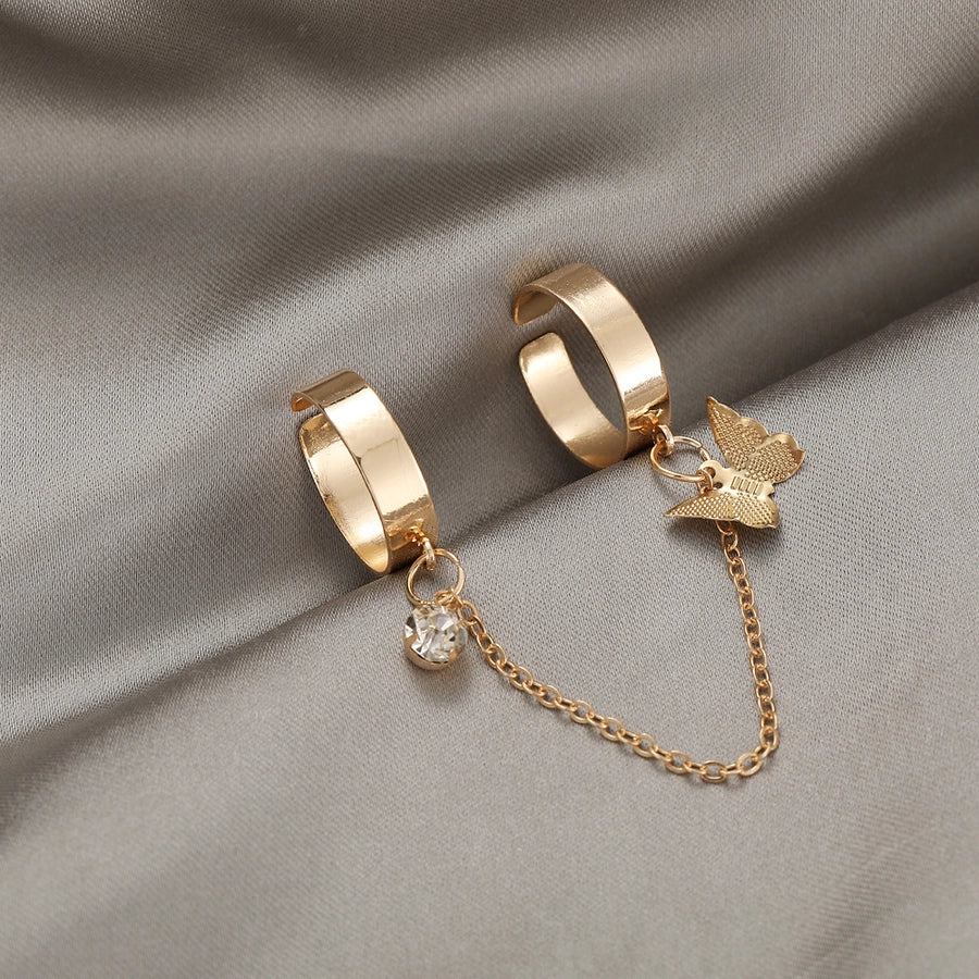 punk simple fashion temperament women's jewelry cute diamond ring