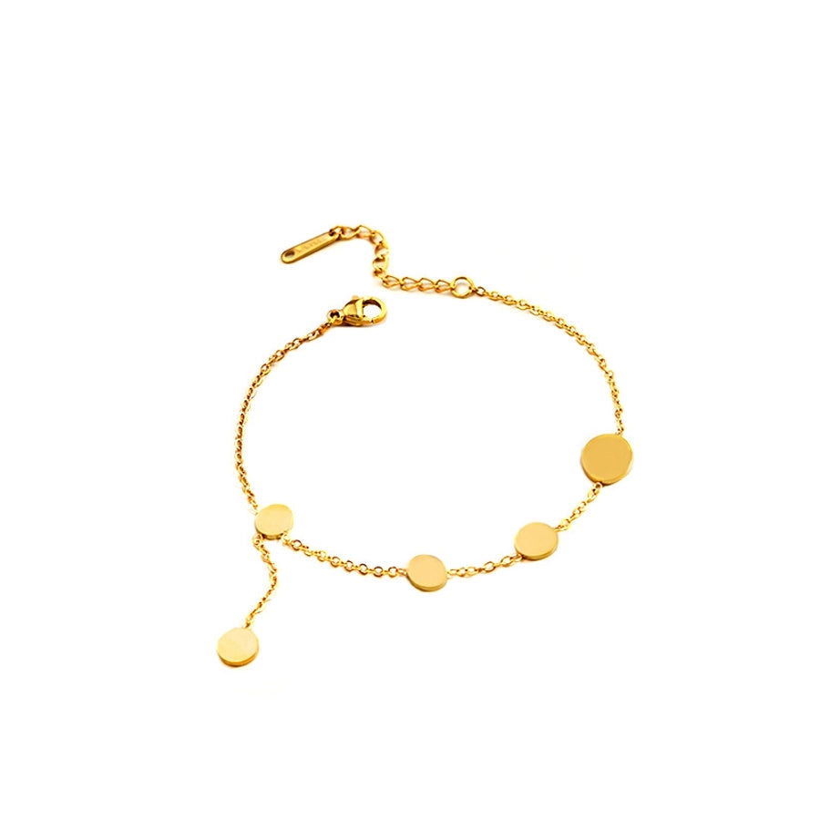 sweet flower stainless steel plating bracelets