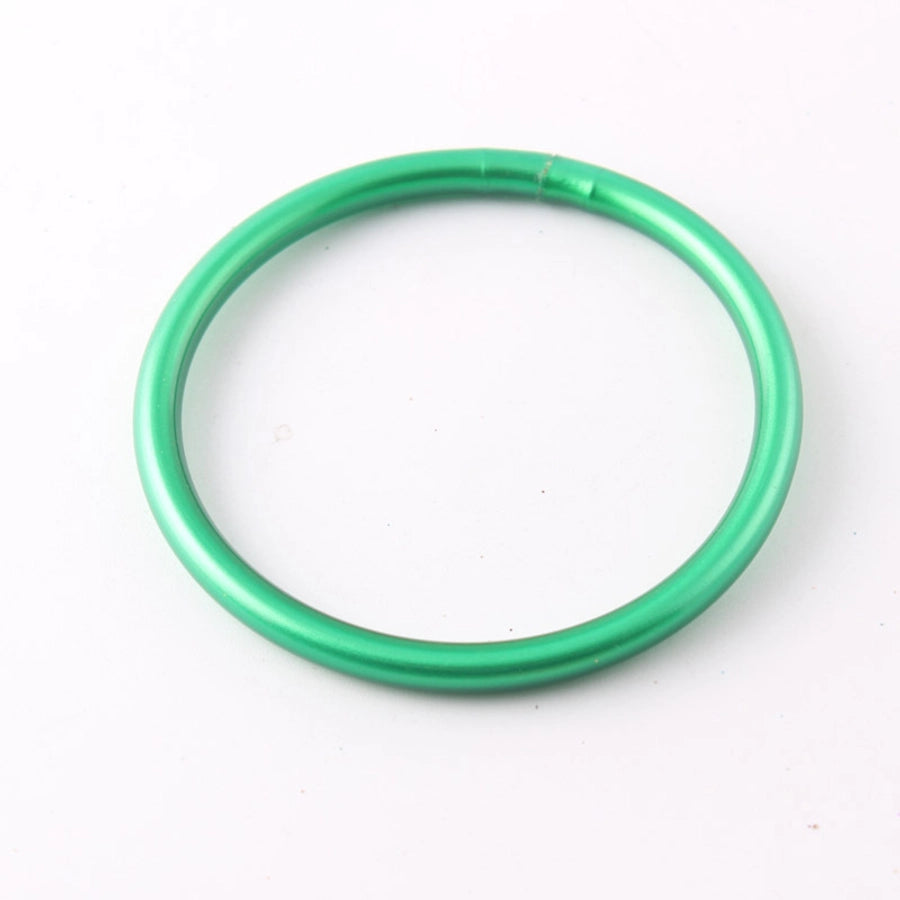 retro round silica gel unisex buddhist bangle
