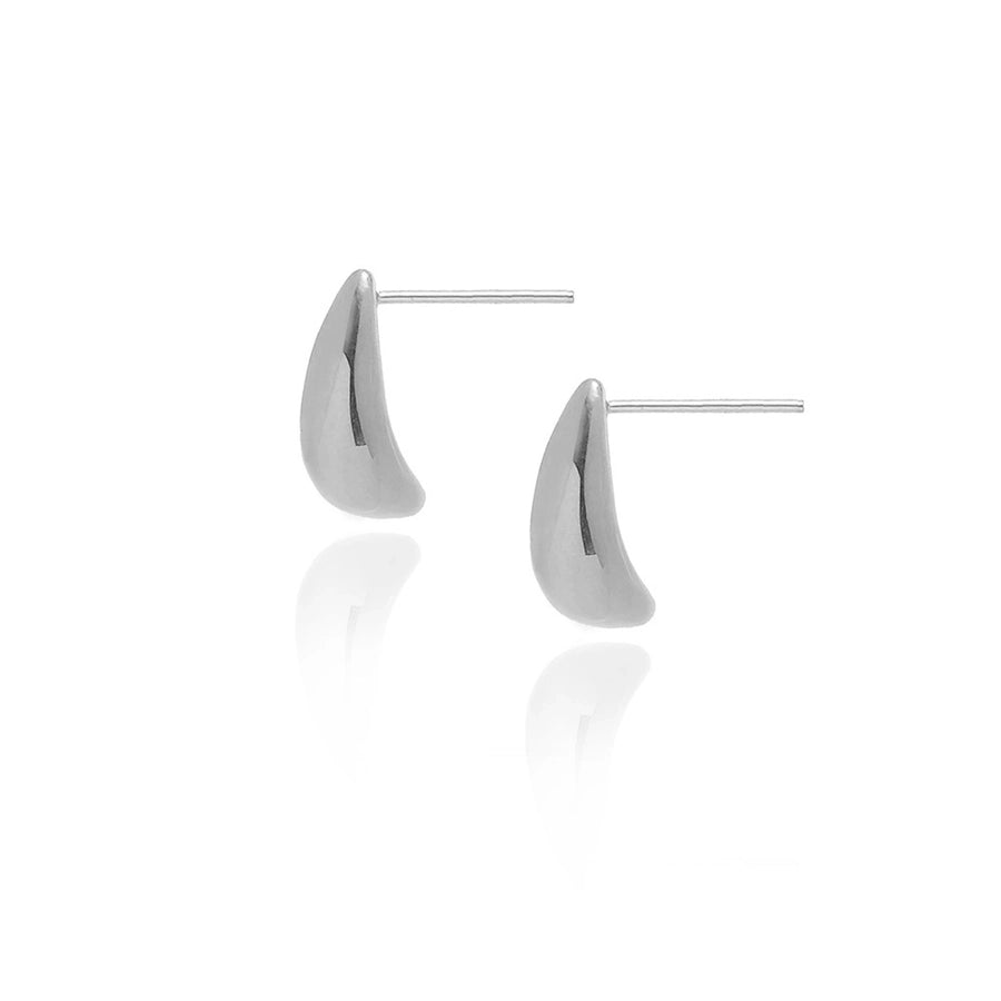 1 Pair Romantic Sweet Simple Style Water Droplets 316 Stainless Steel Titanium Steel 18K Gold Plated Ear Studs