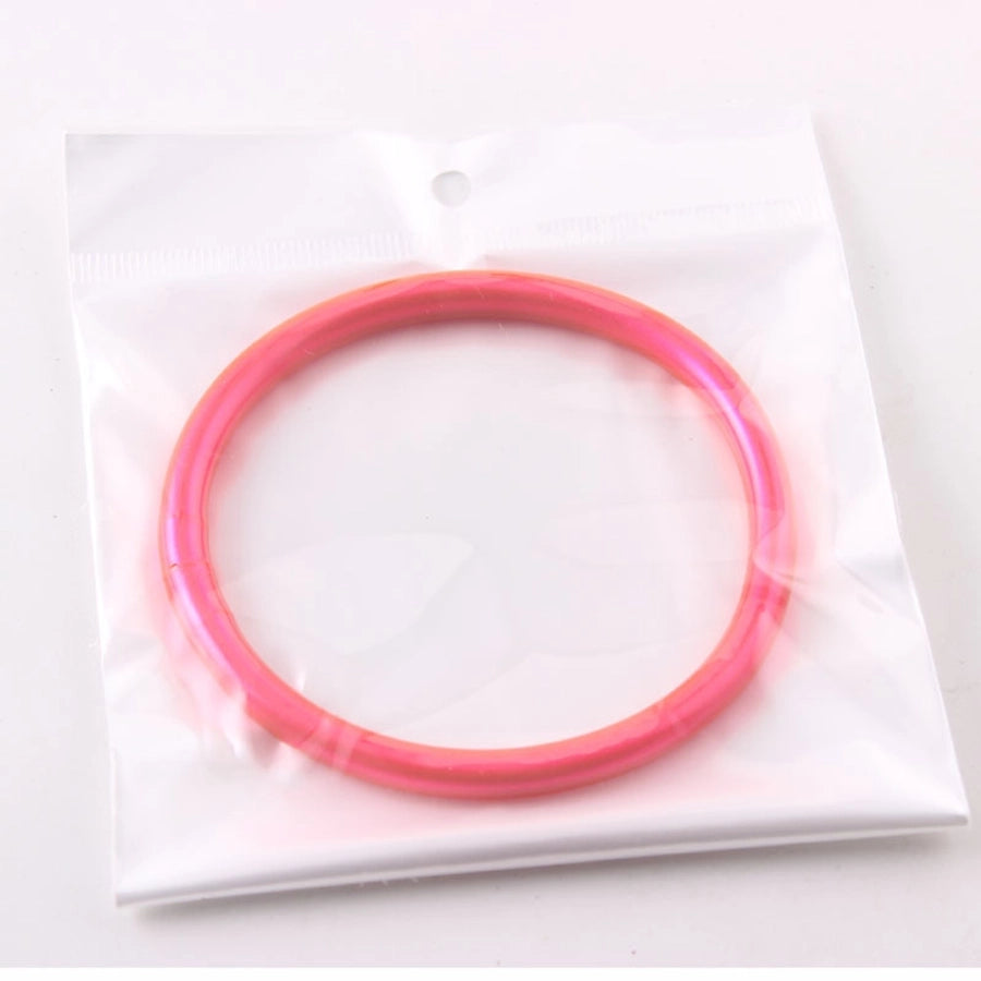 retro round silica gel unisex buddhist bangle