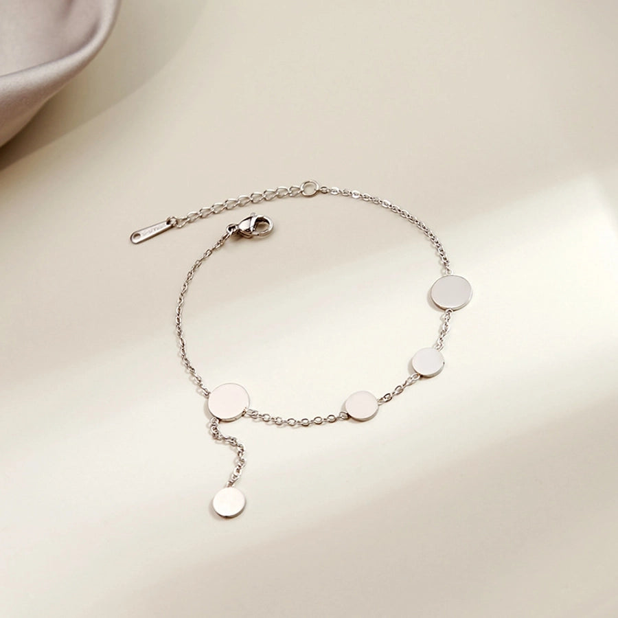 sweet flower stainless steel plating bracelets