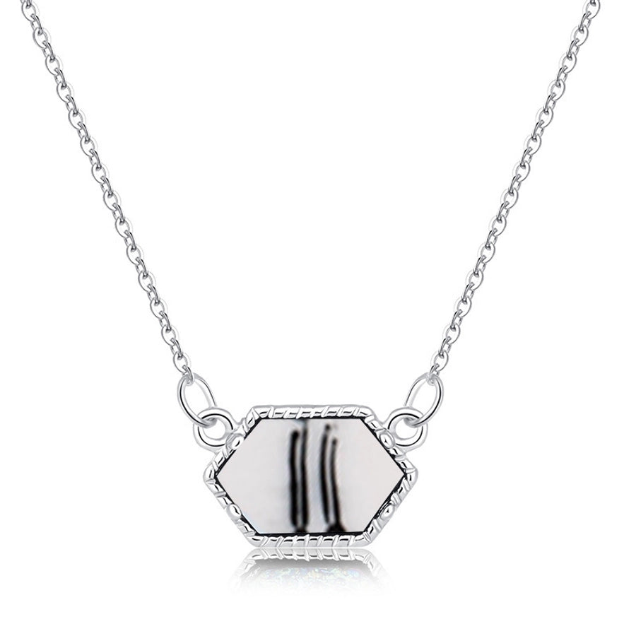 fashion simple multicolor crystal cluster turquoise diamond pendant necklace