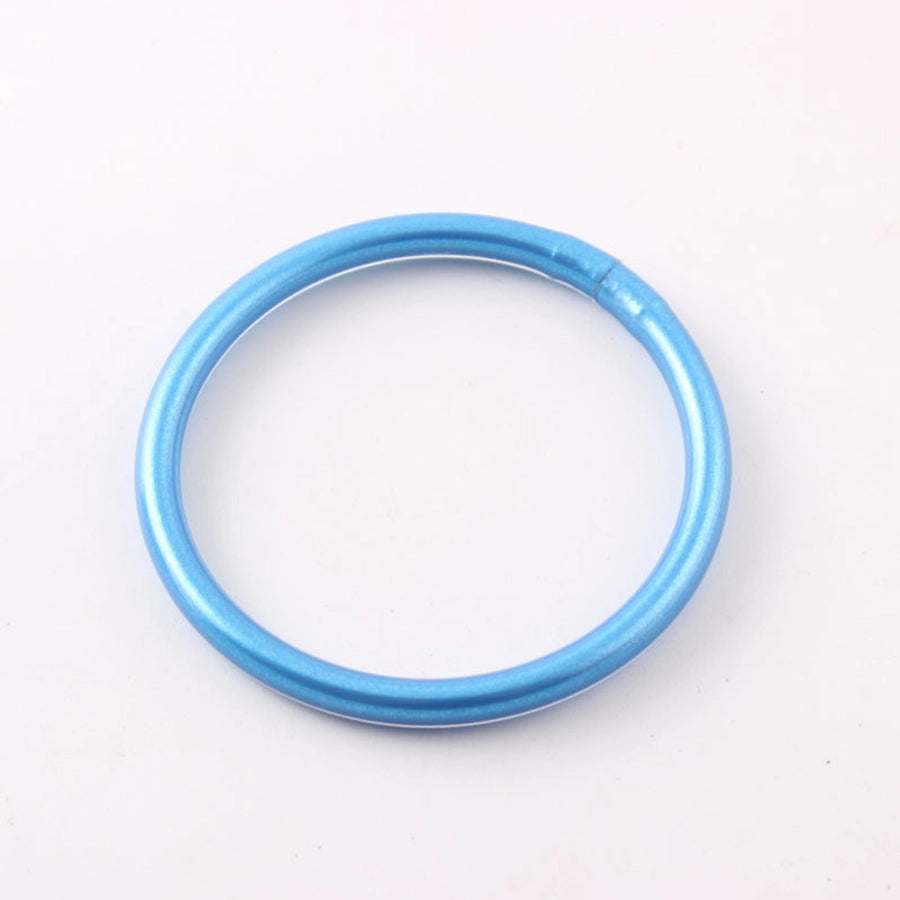 retro round silica gel unisex buddhist bangle