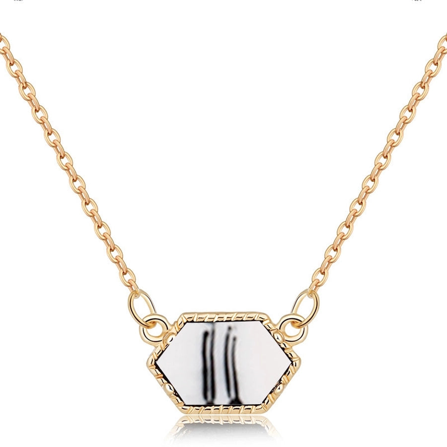 fashion simple multicolor crystal cluster turquoise diamond pendant necklace