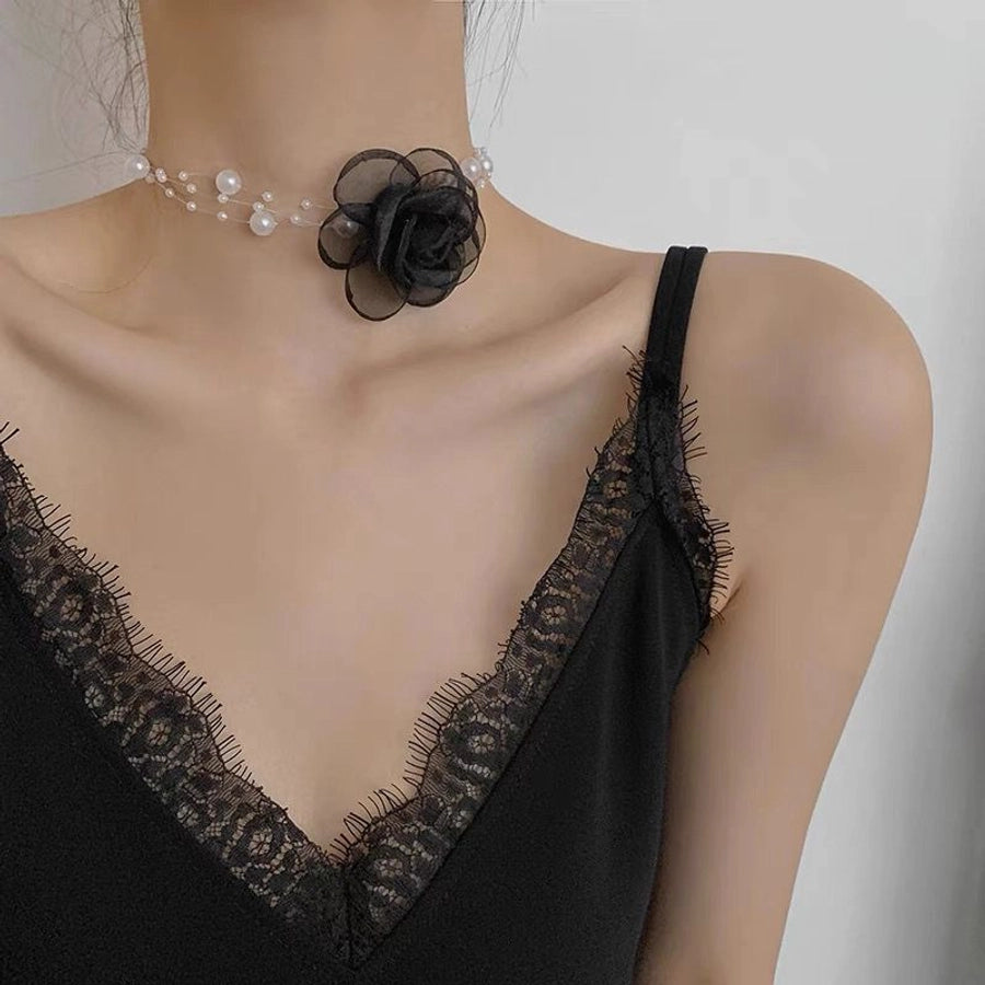 modern style butterfly alloy pendant necklace