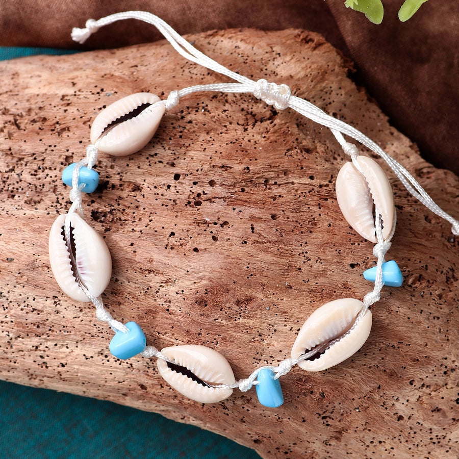 hawaiian shell shell knitting women's necklace