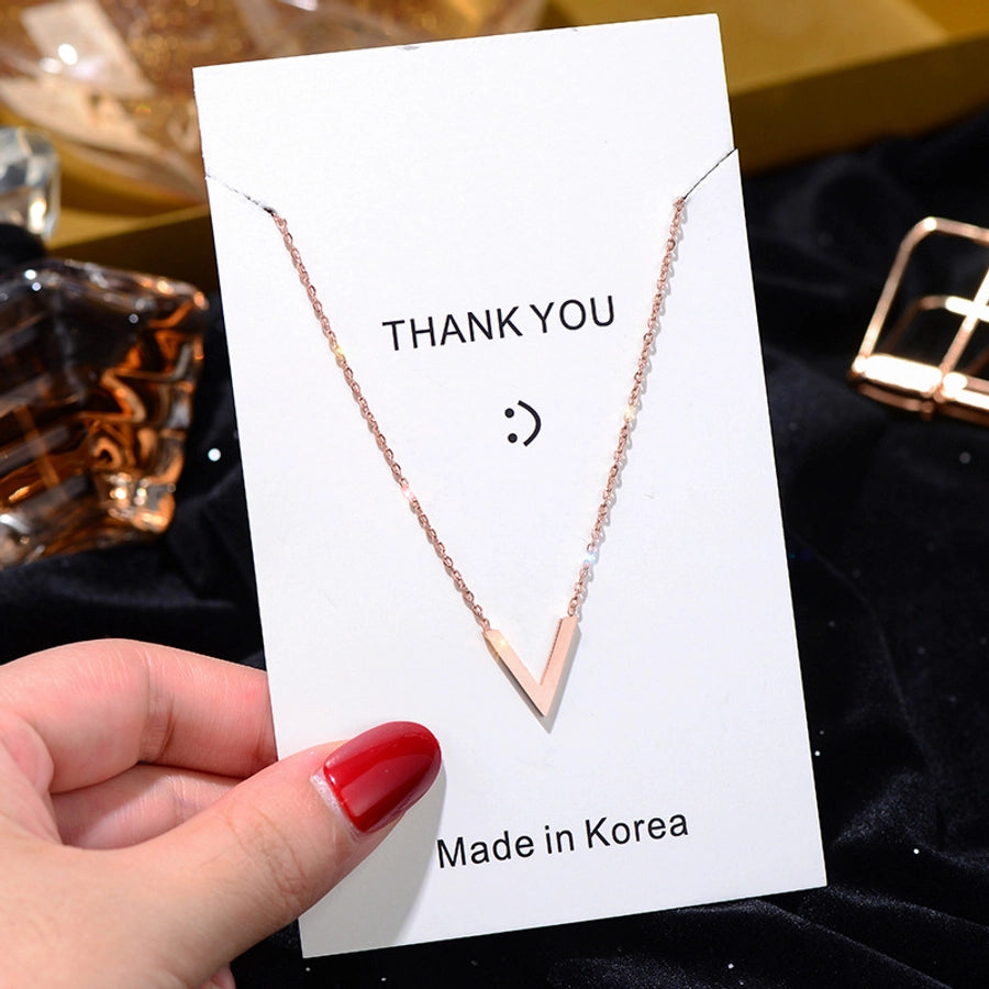 Titanium Steel Vintage Style Tassel Plating Doll Constellation Crown Pendant Necklace