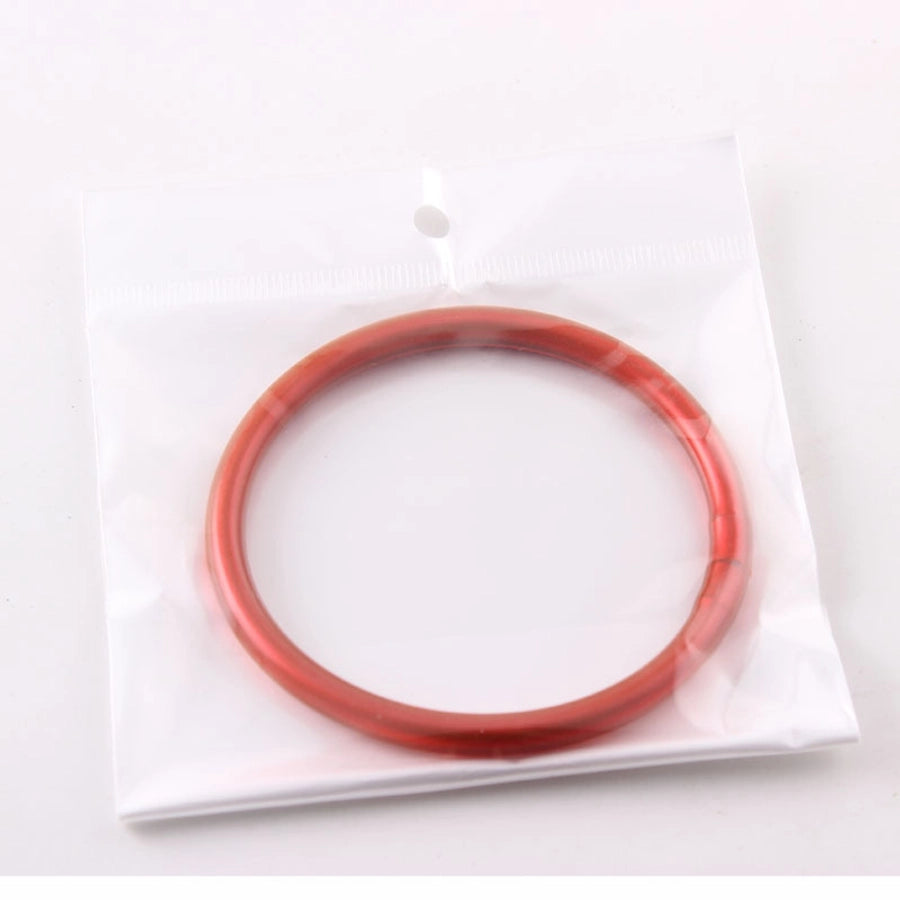 retro round silica gel unisex buddhist bangle