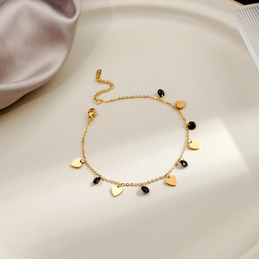 sweet flower stainless steel plating bracelets