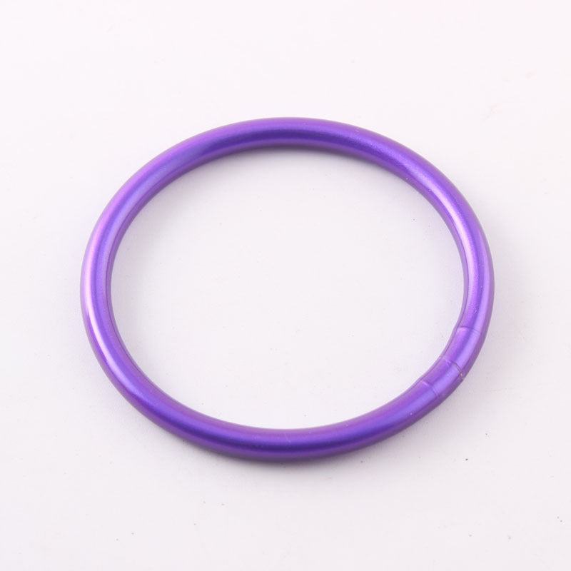 basic classic style round silica gel women's buddhist bangle